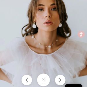 Bridal Pearl Necklace - HARBOR PEARL LARIAT